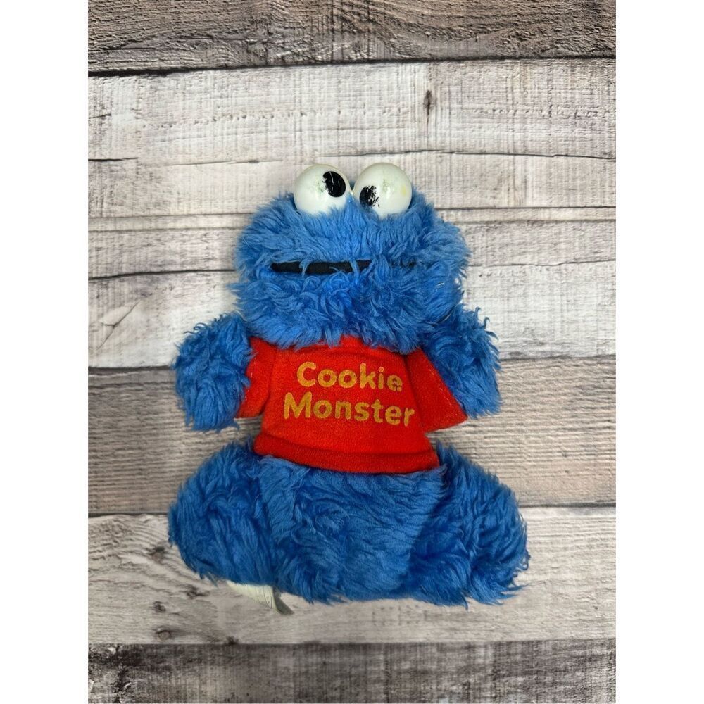 Vintage 1981 Knickerbocker Sesame Street Muppets Cookie Monster Baby Plush Toy